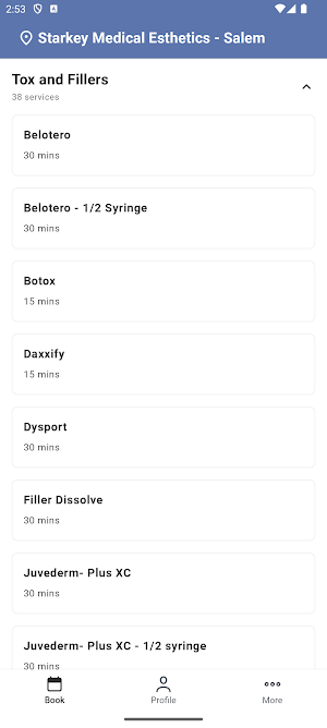 Starkey Medical Esthetics Screenshot 1