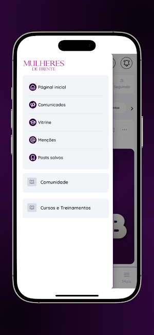 HUB MULHERES DE FRENTE Screenshot 3