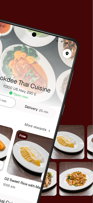 Chokdee Thai Cuisine of Manor Screenshot 1