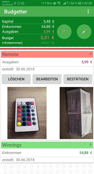 Budgetter - Budget Planer Screenshot 1