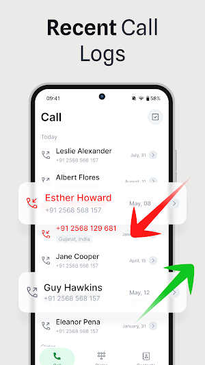 Contacts - Smart Phone Dialer Screenshot 2