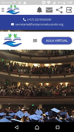 Fundación Educando Screenshot 2