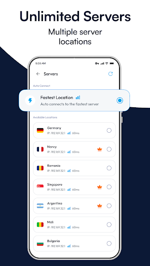 Safe VPN: Private VPN Proxy Screenshot 1