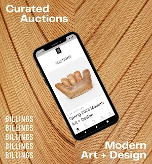 BILLINGS Art & Design Auctions Screenshot 0