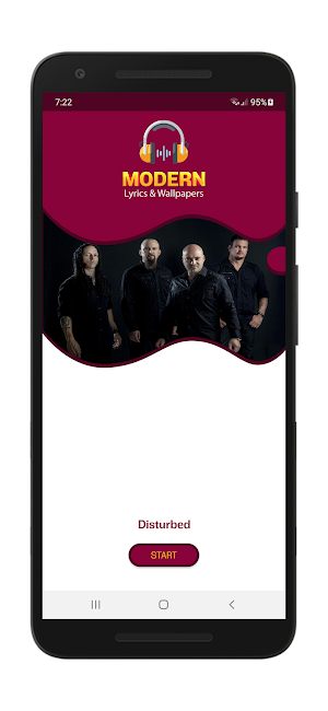 Disturbed Lyrics & Wallpapers Screenshot 0