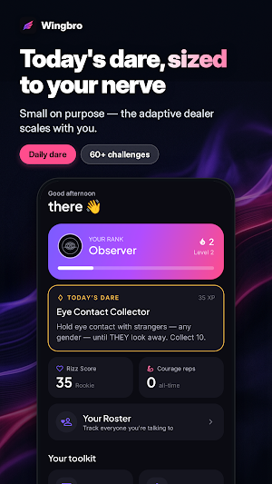 Wingbro: AI Dating Coach Screenshot 1