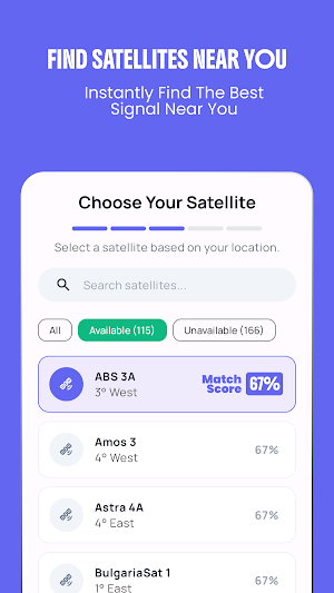 Satellite Finder-  Dish Tuner Screenshot 2