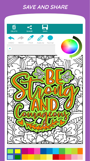 Quotes Graffiti Coloring Book Screenshot 1