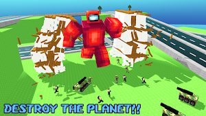 Impostor Titan: Blocky Planet Screenshot 2