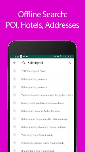 Kaliningrad Offline Map and Travel Guide Screenshot 2