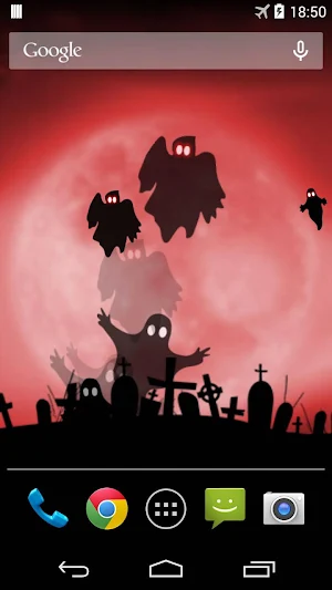 Halloween Ghost Live Wallpaper Screenshot 1