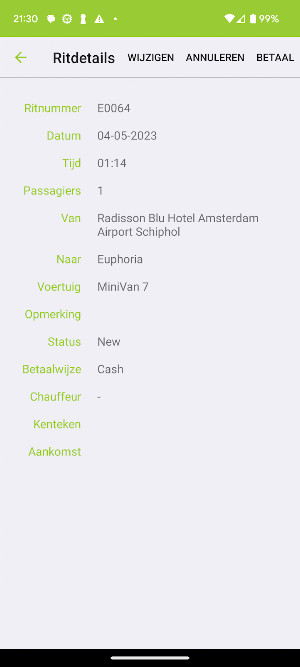 e-Trevia Taxi Screenshot 3
