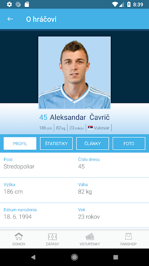 ŠK Slovan Bratislava Screenshot 1
