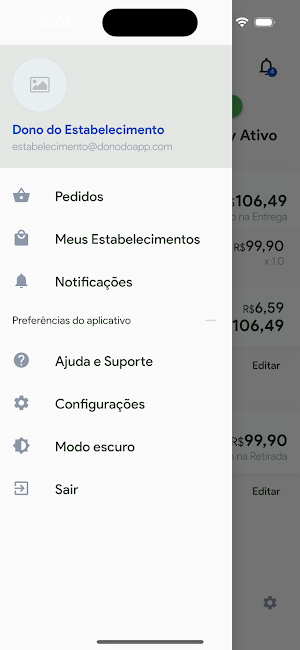 Fornecedor Entregas - Gestor Screenshot 1