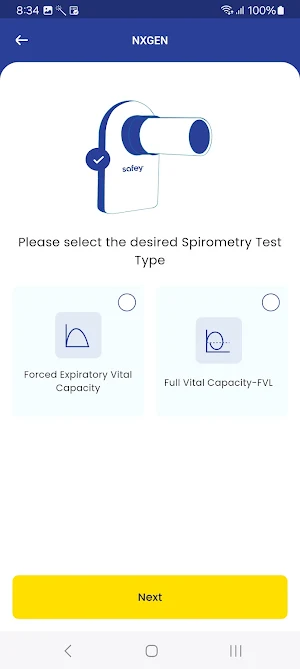 NxGen Spirometer Screenshot 0