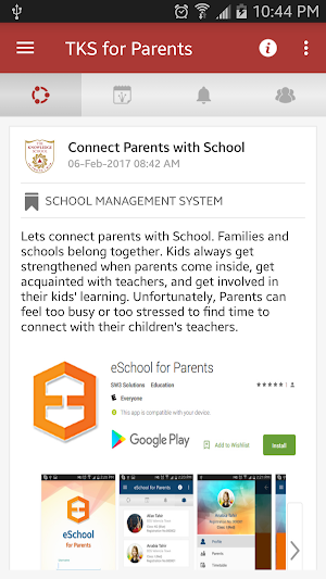 TKS for Parents Screenshot 2