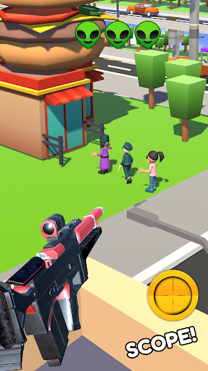 Find & Alien Shooting Games Screenshot 3