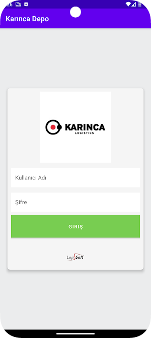 Karınca Lojistik Depo Takip Screenshot 0