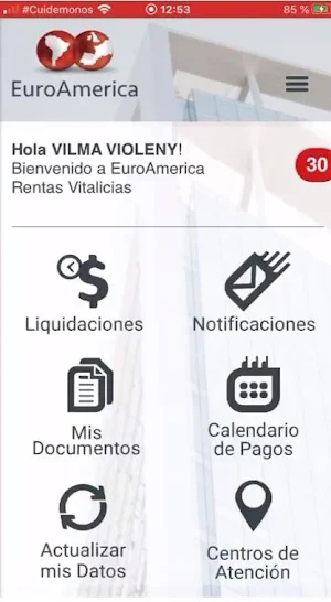 Mi Pension Screenshot 1