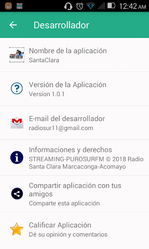 RADIO SANTA CLARA ACOMAYO-MARC Screenshot 3