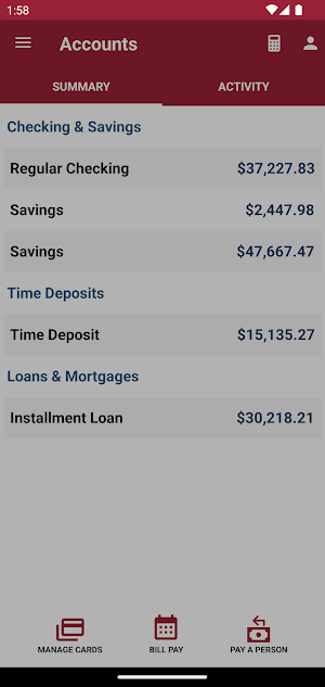 Granville National Bank Mobile Screenshot 2