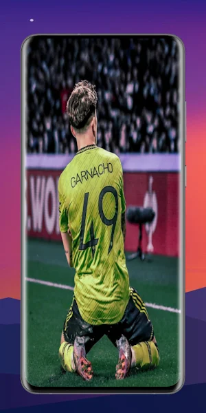 Garnacho 4k Wallpaper Screenshot 1