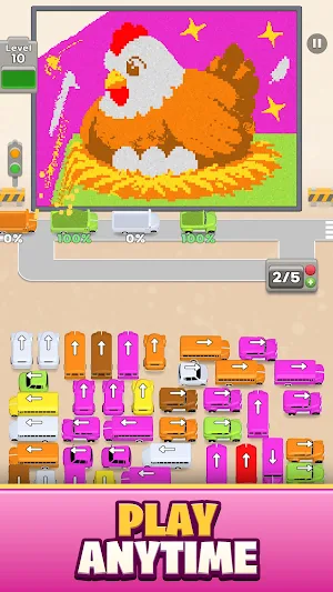 Sand Bus Traffic : Bus Puzzle Screenshot 2