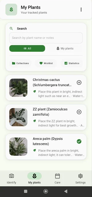 PlantQual plant identifier Screenshot 2