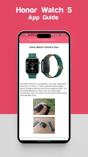 Honor Watch 5 App Guide Screenshot 1