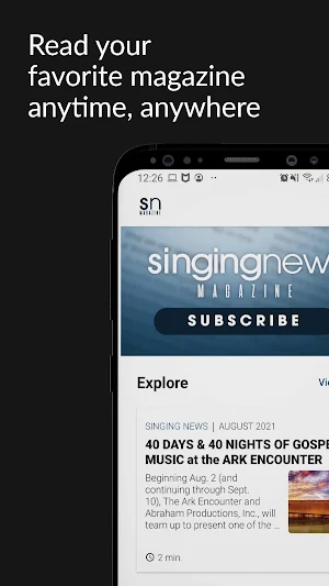 Singing News Screenshot 1