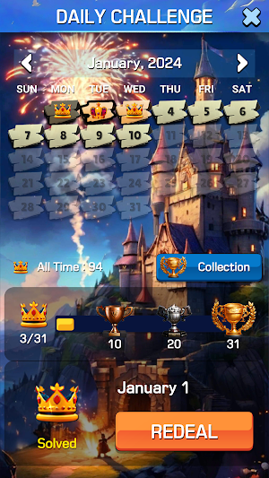 Solitaire Klondike : Fantasy Screenshot 3