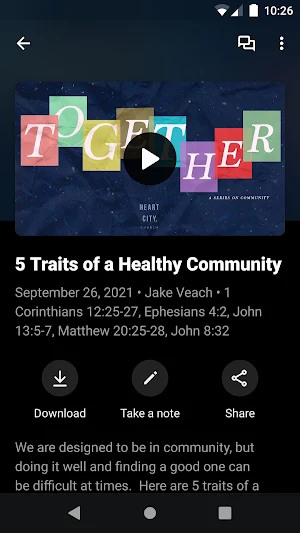 Heart City Church Screenshot 2