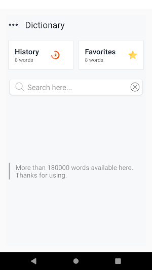 English to Hindi Dictionary Screenshot 0