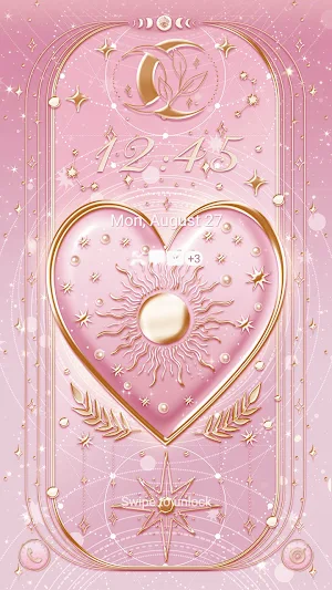 Sun and Heart - Wallpaper Screenshot 1