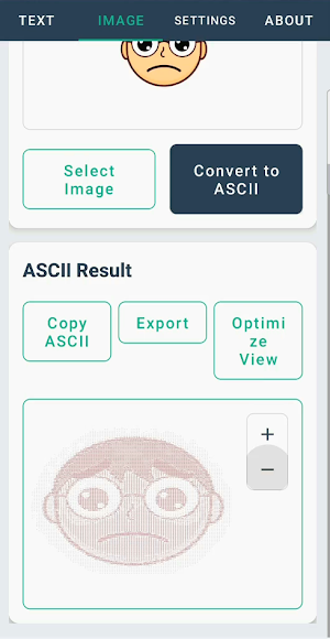 ASCII Char Sketch Screenshot 0