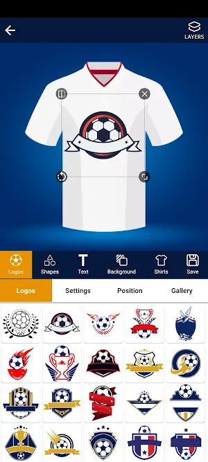 Football Jersey Maker Screenshot 0