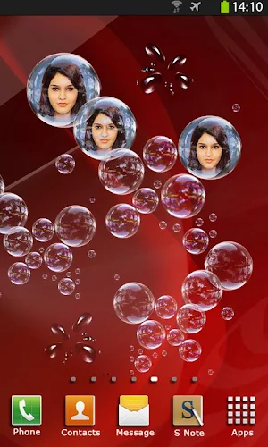 Photo Bubbles Live Wallpaper Screenshot 0