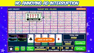 60 in 1 Video Poker Games Screenshot 2