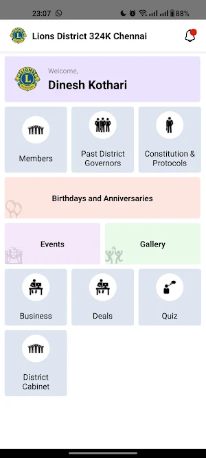 Lions District 324K Screenshot 1