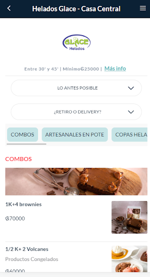Helados Glace PY Screenshot 1