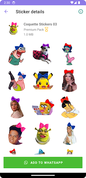 Coquette Stickers WASticker Screenshot 0