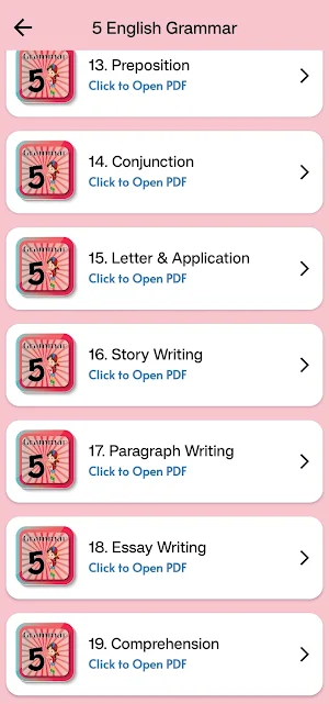 Class 5 English Grammar Book Screenshot 3