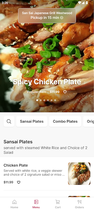 Sansai Japanese Grill Westwood Screenshot 1