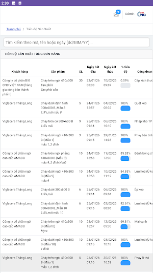 Big CNC - Quản lý sản xuất Screenshot 3