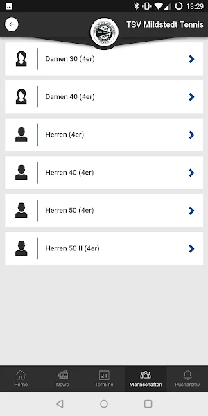 TSV Mildstedt Tennis Screenshot 3
