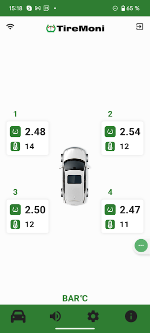 TireMoni TPMS Connect Screenshot 0