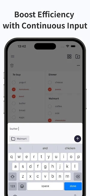 Simple Grocery List, Shopping Screenshot 2