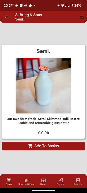 Samuel Brigg and Sons Dairy Screenshot 0