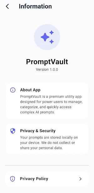 PromptVault AI Screenshot 3