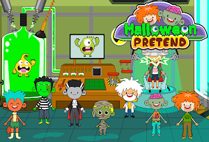 My Pretend Halloween - Trick or Treat Town Friends Screenshot 2